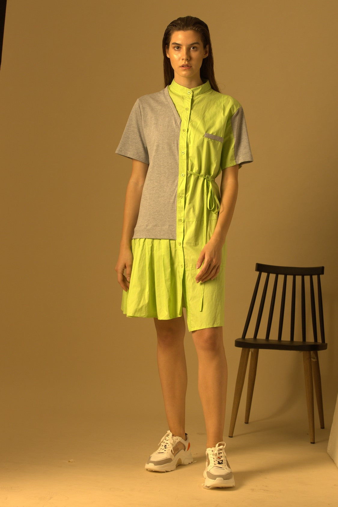Side Knot - Fluorescent Green