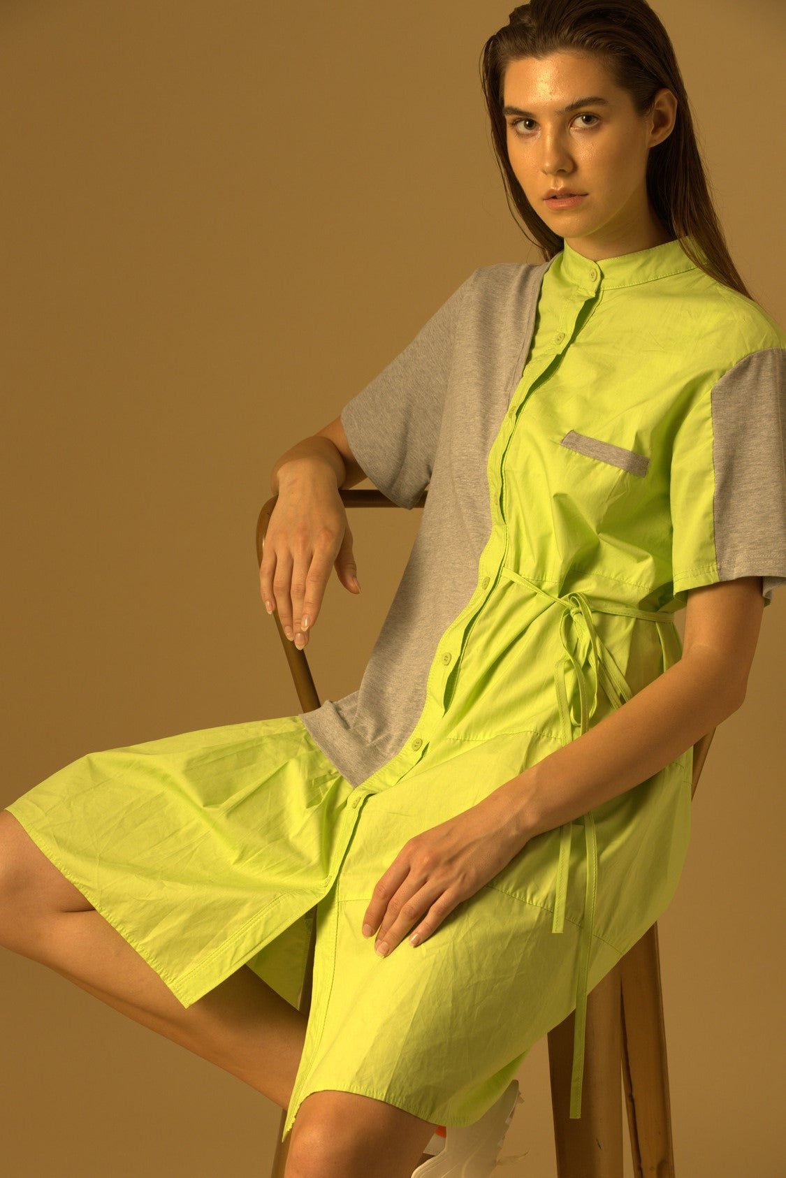 Side Knot - Fluorescent Green