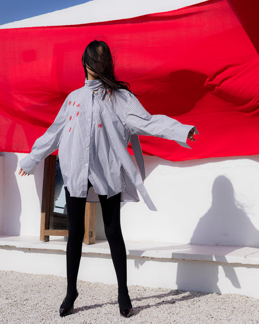 Star Fish Shirt Dress